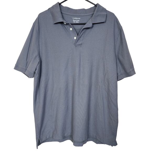 Croft & Barrow Grey Gray XL Collared Polo Shirt - Picture 1 of 5